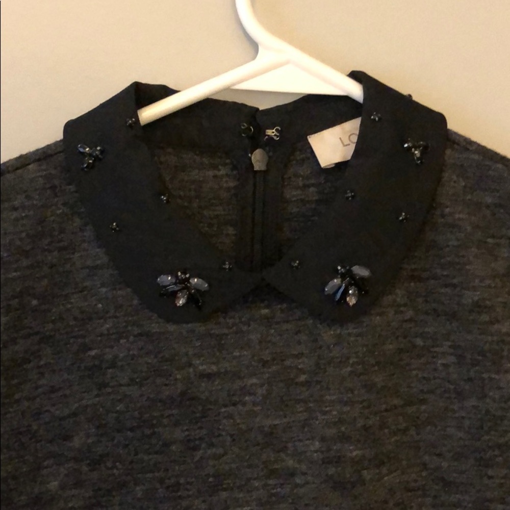 Cute dress with embellished collar